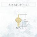 wholesale 14K Gold Celtic Knot Cross Pendant Necklace Religious s for Men & Women-0-3