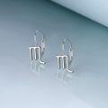 wholesale TOUPOP 925 Sterling Silver Horoscope Zodiac 12 Constellation Astrology Leverback Dangle Earrings For Women -0-3
