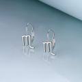 TOUPOP Sterling Silver Stone Zodiac Constellation Leverback Dangle Earrings-0-3