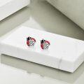wholesale 925 Sterling Silver Ladybug Stud Earrings Cute Animal s for Women-0-3
