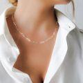 wholesale Silver Paperclip Chain Necklace for Women Men 2 5 3mm 18 26 Inch-0-9