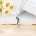 wholesale  Metal Italian Horn Necklace with Turquoise Abalone Opal 20 Women s Protection Jewelry for Birthday Valentine s Day -0-9