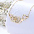 wholesale 14K Gold Stethoscope & Heartbeat Pendant Necklace for Nurses - 16 + Extender Chain-0-2