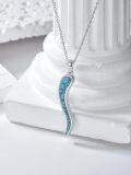 wholesale Sterling Silver Turquoise Necklace Jewelry for Women Gifts-0-13