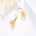 wholesale 14K Gold Celtic Knot Drop Earrings with Leverbacks for Women - Birthday Gifts-0-3