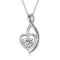 TOUPOP 925 Sterling Silver Mom Necklace Jewelry Gifts For Mom From Daughter-0-0