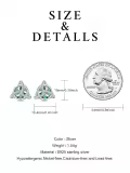 TOUPOP Sterling Silver Celtic Knot Tree of Life Love Knot Moon Crescent Triangle Stud Earrings Irish Gifts-0-1