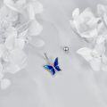 wholesale 925 Sterling Silver Blue Butterfly Belly Button Spike-0-3