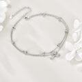 wholesale 925 Sterling Silver Golf Club Charm Anklet for Women's Gifts-0-2