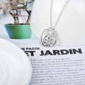 TOUPOP Sterling Silver Crystal Frog Necklace Pendant Jewelry Birthday Christmas Gifts-0-4