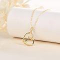 wholesale 14K Gold Giraffe Love You Forever Pendant Necklace - Valentines Gifts for Her-0-1