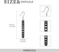 wholesale 925 Sterling Silver Black Onyx Moon Phase Drop Dangle Earrings for Women and Girls Birthdays Gifts-0-2