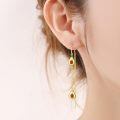 wholesale 925 Sterling Silver Avocado Drop Earrings - Fun Food  for Women-0-2