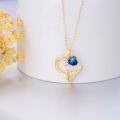 wholesale 14K Gold Sunflower Pendant with Chain - Nature-Inspired Jewelry for Women-0-3
