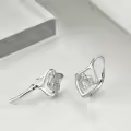 TOUPOP Sterling Silver Dangle Drop Hoop Earrings For Women Birthday Anniversary Christmas Gifts-0-6