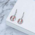 wholesale Sterling Silver Sports Earrings Baseball Basketball Volleyball Soccer Football Jewelry Gifts for Women-0-24