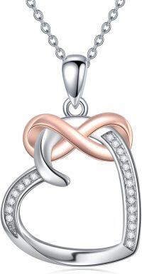 wholesale 925 Sterling Silver Moissanite Necklace - Hypoallergenic, Nickel-Free, Lead-Free, High Polish, Brilliant Cut, Hand-Inlaid, Gift Box-Style 4