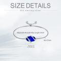 wholesale  Sterling Silver Gemstone Dainty Link Bracelet for Women -0-119