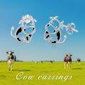 wholesale 925 Sterling Silver Cow Design Stud Earrings for Women - Cute Animal  Idea-0-5