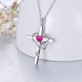 wholesale  Metal Stone Stethoscope Cross Pendant Necklace for Nurse Doctor Graduation -0-15