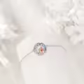 TOUPOP Sterling Silver Moon Bear Bracelet Gemstone Jewelry Gifts-0-1