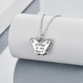 wholesale 925 Sterling Silver & Abalone Shell Butterfly Urn Necklace for Ashes, Cremation Jewelry, Memorial Gift for Women-0-1
