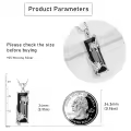 wholesale 925 Sterling Silver Black Onyx Scorpion Pendant Necklaces Wholesale for Women and Men - Scorpio Zodiac s with Box-0-2