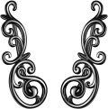 wholesale 925 Sterling Silver Scrollwork Ear Climber Earrings for Women-0-0