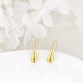 wholesale 925 Sterling Silver Teardrop Dangle Earrings Minimalist Waterdrop s for Her Bridesmaid Proposal Engagement Anniversary Present 4cm Long-0-9