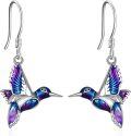 wholesale 925 Sterling Silver Hummingbird Dangle Earrings for Women Gifts-0-0