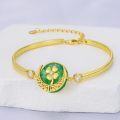 wholesale 14K Gold Plated Sterling Silver Jade Bracelet for Women Lotus Sunflower Tree of Life Hummingbird Dragonfly Bee Butterfly Cat Birthday Mothers Day Gifts for Mom Grandma-0-16