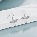 TOUPOP Sterling Silver & Stone Dragonfly Earrings Celtic Jewelry-0-3