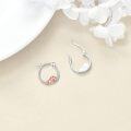 wholesale 925 Sterling Silver Sleeping Puppy Hoop Earrings - Adorable Gift for Her-0-3