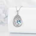 wholesale 925 Sterling Silver Heart Pendant Necklace Wholesale Gold Plated-0-115