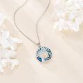 TOUPOP Sterling Silver Crystal Necklace For Daughter Gift From Dad-0-4