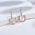wholesale 925 Sterling Silver Book-Shaped Earrings with Feather Detail for Women Reading Lover Gift-0-1