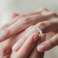 wholesale 925 Sterling Silver Five Stone Gold Plated Ring With Clear Stones-0-3