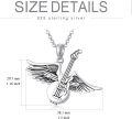 wholesale 925 Sterling Silver Music Note & Piano Keys Cremation Keepsake Pendant Necklace-0-5