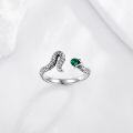 wholesale 925 Sterling Silver Snake Adjustable Ring Jewelry for Women Mom-0-2