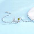 wholesale 925 Sterling Silver Moonstone Birthstone Moon Bracelet Butterfly Dragonfly Celtic Jewelry for Women-0-1