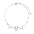 wholesale 14k Gold Moon And Star Bracelet With Zirconia-0-0