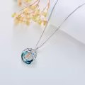 TOUPOP Sterling Silver Crystal Sisters Necklace For Women Birthday Gift-0-3