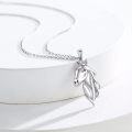 wholesale 925 Sterling Silver Horse Head Pendant Necklace with Chain for Women and Girls-0-1