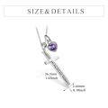 wholesale 925 Sterling Silver Cross Pendant With Blue Opal And Philippians Inscription-0-64