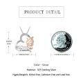 wholesale 925 Sterling Silver Mom Butterfly Necklace-0-5