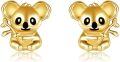 wholesale 14K Gold Starfish CZ Stud Earrings - Christmas Gift Ideas for Her-0-1