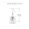 TOUPOP 925 Sterling Silver Owl Dangle Drop Earrings Jewelry Gifts-0-2