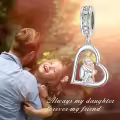wholesale 925 Sterling Silver Family Love Charm Bracelet Wholesale for Daughter Mother Lover - Birthday Valentine's Day Gifts-0-17