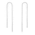 wholesale 925 Sterling Silver Long Chain Earrings-0-10