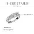 TOUPOP 14K Gold Moissanite 2ct Round Diamond Cut Vintage Engagement Rings-0-2